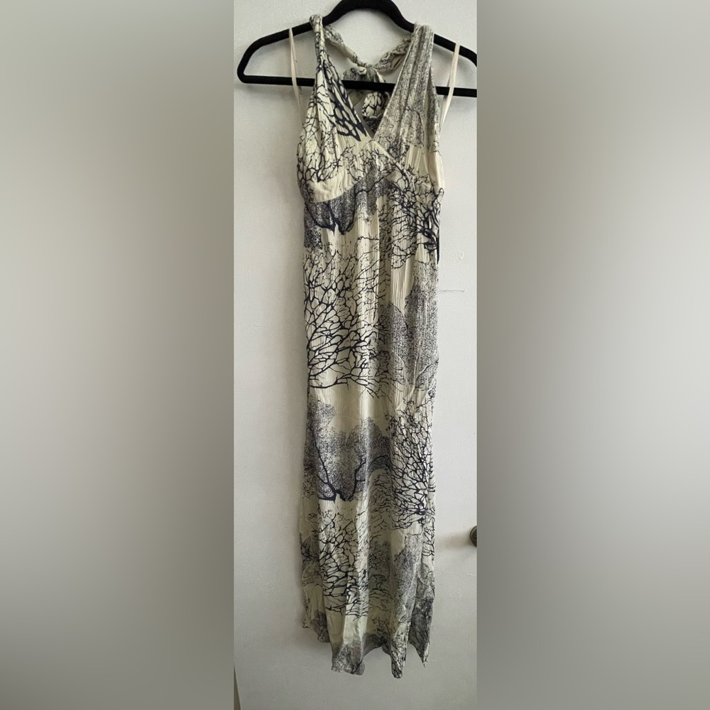 Quiksilver Women Coral Halter Maxi Dress
